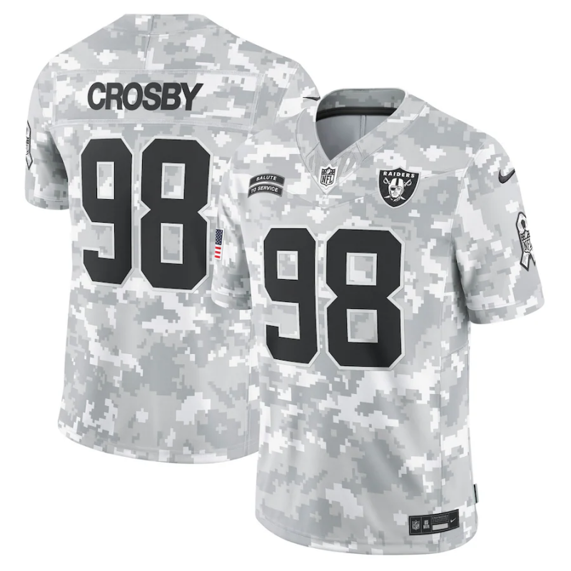 Las Vegas Raiders Vapor F.U.S.E. Limited Jersey Salute To Service 2024