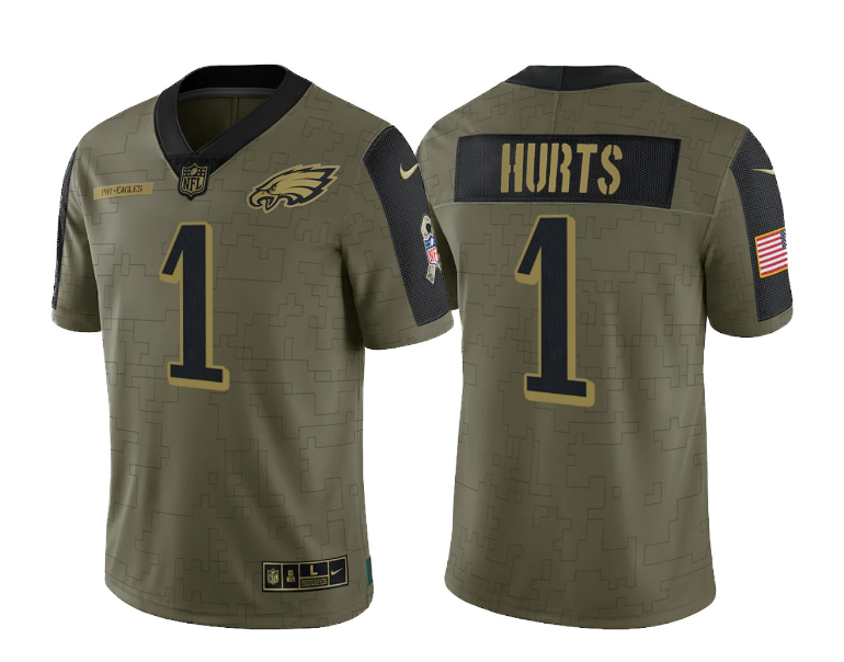Philadelphia Eagles Vapor Limited Jersey Salute To Service 2021