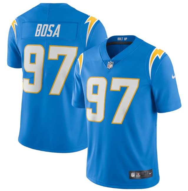 Los Angeles Chargers Vapor Limited Jersey Blue Claro