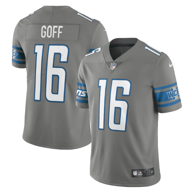 Detroit Lions Vapor Limited Jersey Gray