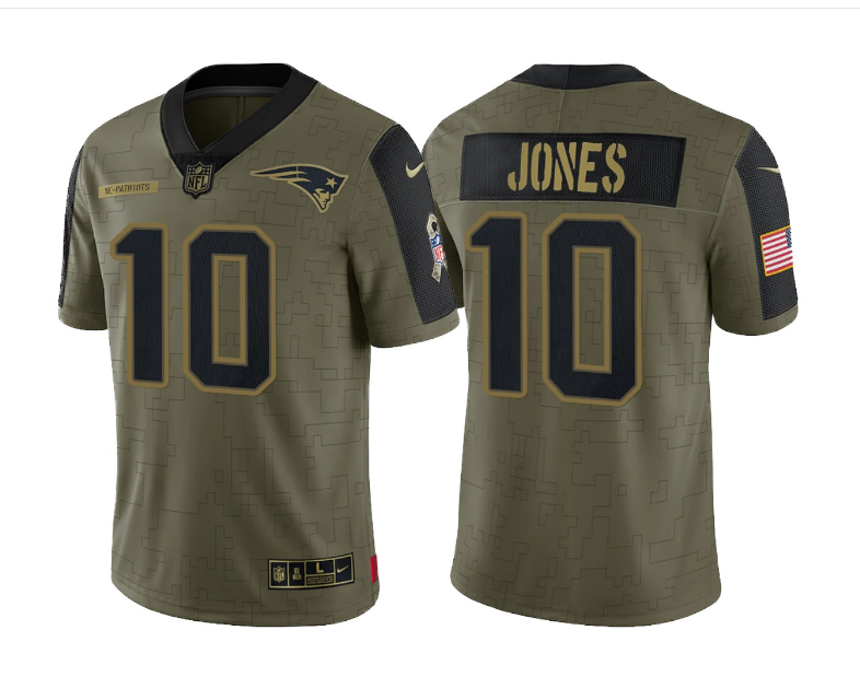 New England Patriots Vapor Limited Jersey Salute To Service 2021