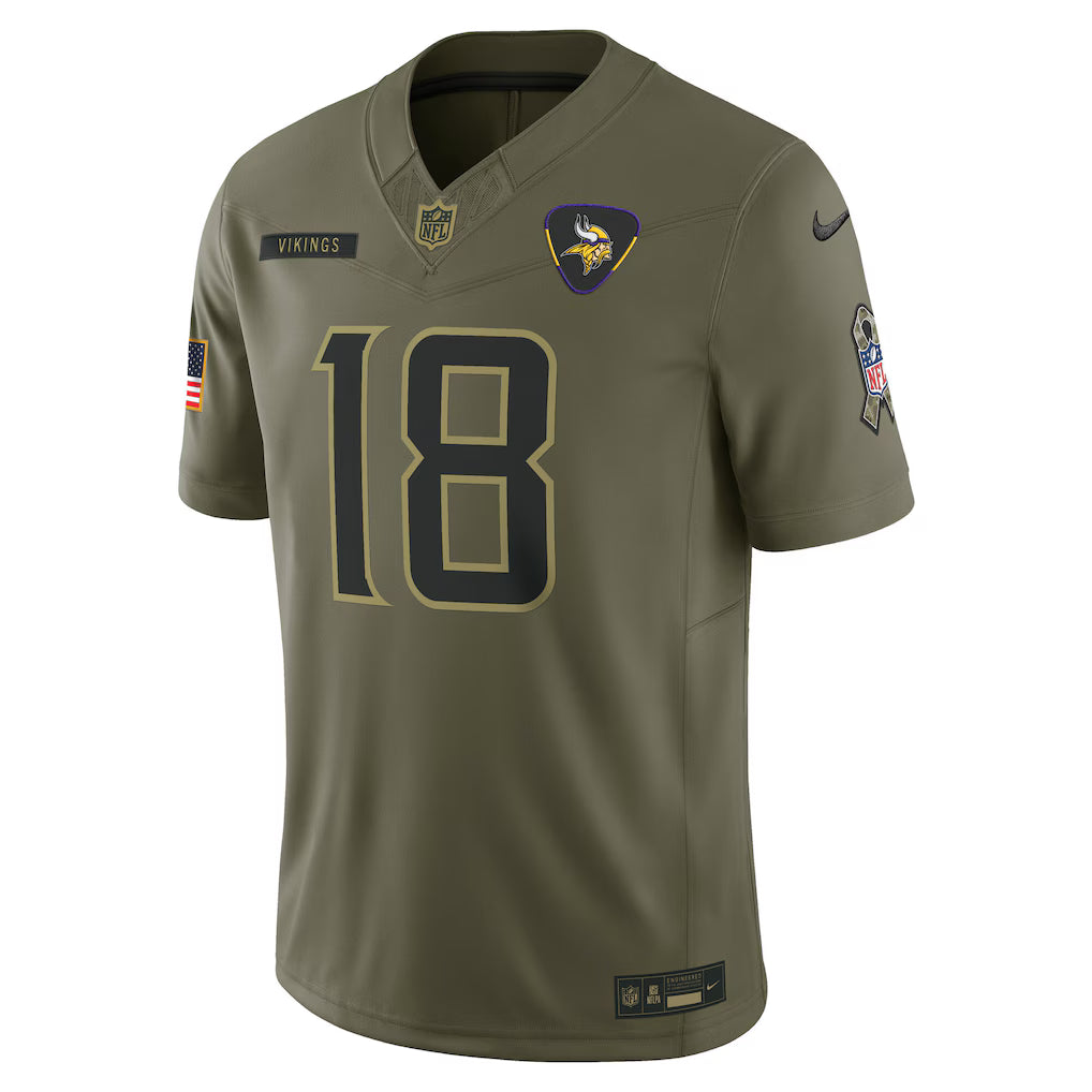 Minnesota Vikings Vapor F.U.S.E. Limited Jersey Salute To Service 2025