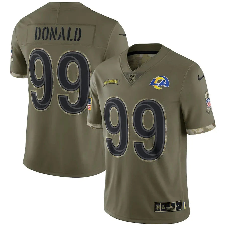 Los Angeles Rams Vapor Limited Jersey Blue Salute To Service 2022