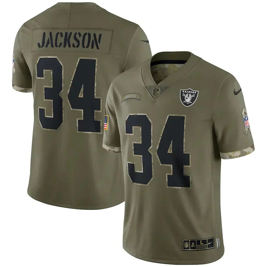 Las Vegas Raiders Vapor Limited Jersey Salute To Service 2022