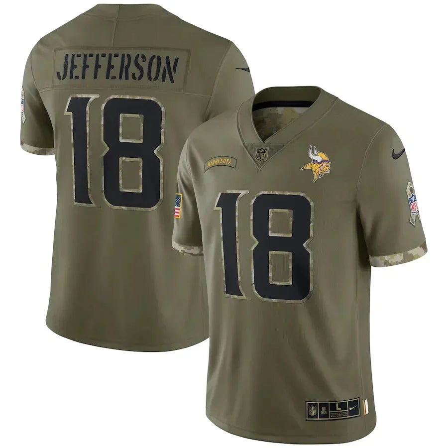 Minnesota Vikings Vapor Limited Jersey Salute To Service 2022