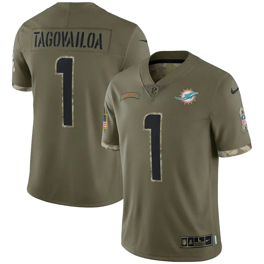 Miami Dolphins Vapor Limited Jersey Salute To Service 2022