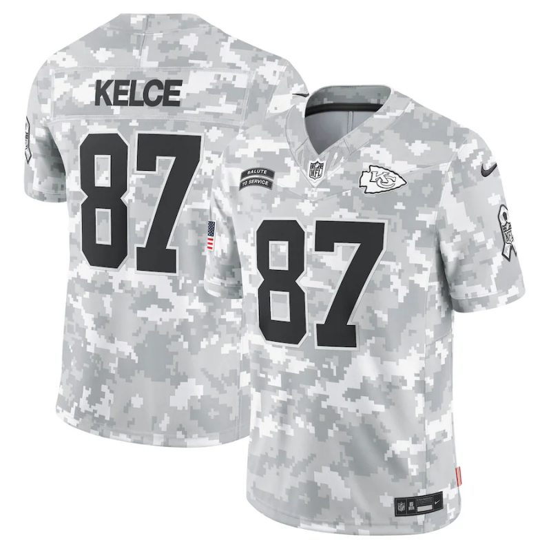 Kansas City Chiefs Vapor F.U.S.E. Limited Jersey Salute To Service 2024