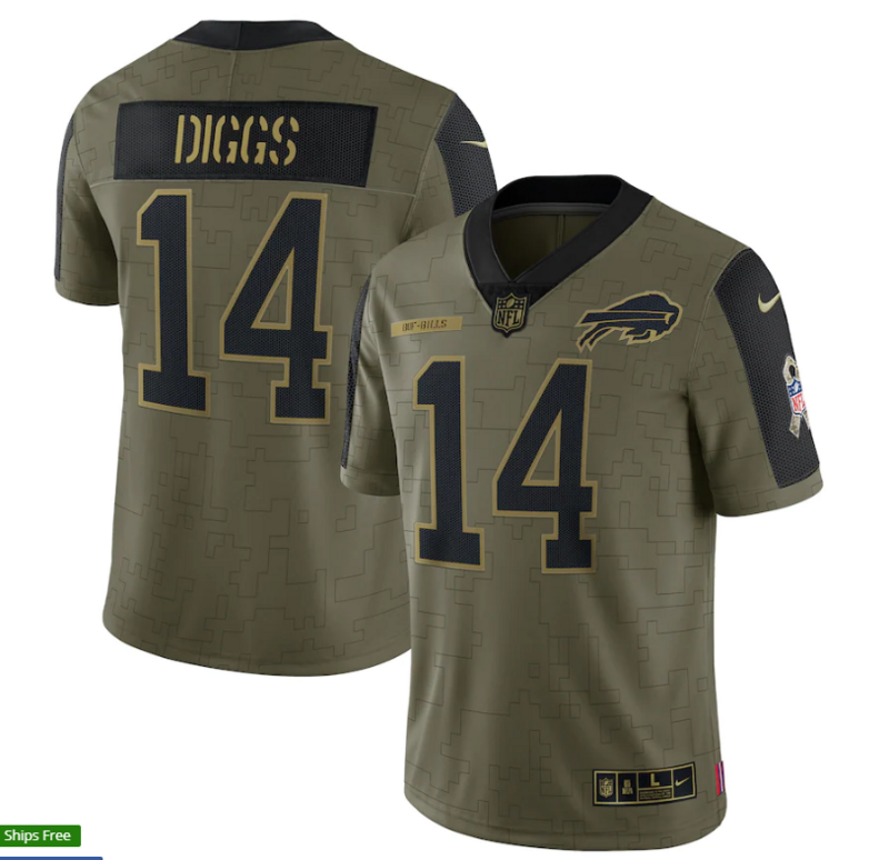 Buffalo Bills Vapor Limited Jersey Salute To Service 2021
