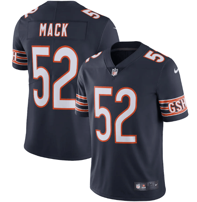 Chicago Bears Vapor Limited Jersey Blue