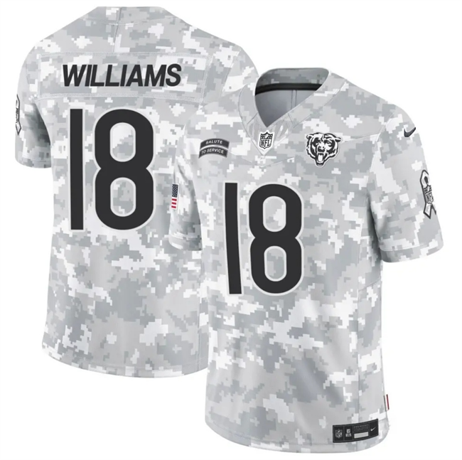 Chicago Bears Vapor F.U.S.E. Limited Jersey Salute To Service 2024