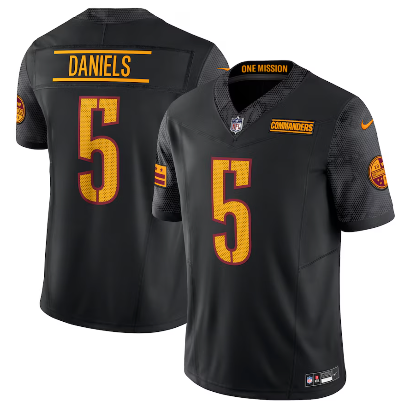 Washington Commanders Vapor F.U.S.E. Limited Jersey Black