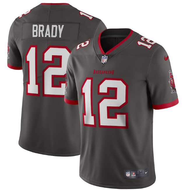 Tampa Bay Buccaneers Vapor Limited Jersey Gray