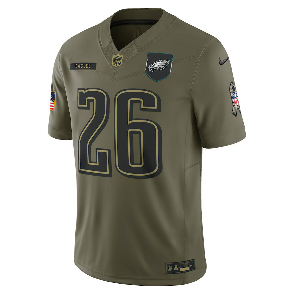 Philadelphia Eagles Vapor F.U.S.E. Limited Jersey Salute To Service 2025