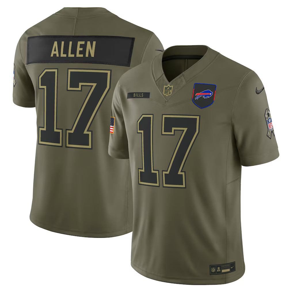 Buffalo Bills Vapor F.U.S.E. Limited Jersey Salute To Service 2025