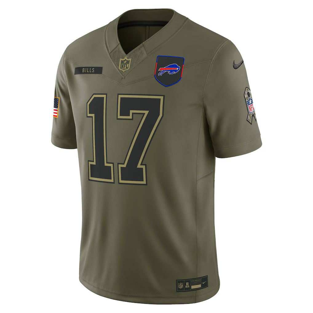Buffalo Bills Vapor F.U.S.E. Limited Jersey Salute To Service 2025