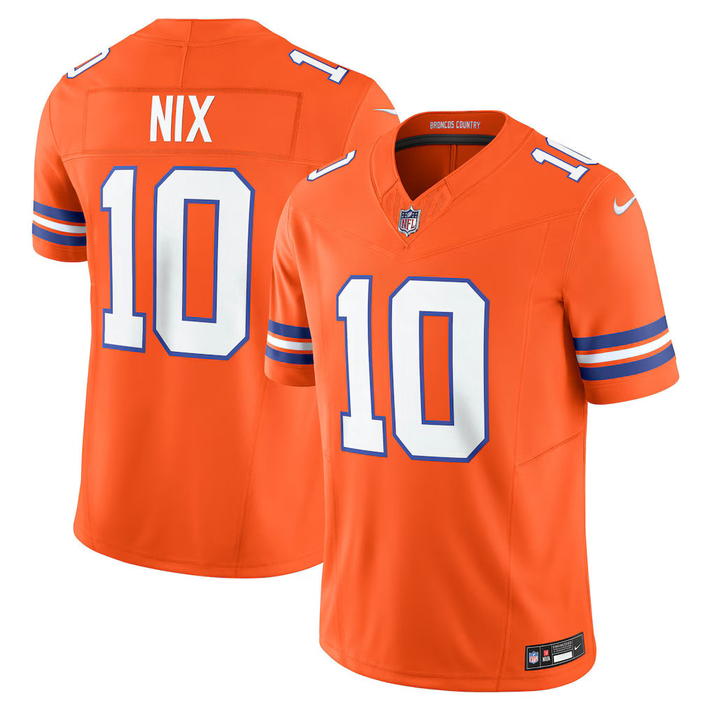 Denver Broncos Vapor F.U.S.E. Limited Orange Mile High Collection 1977 Throwback