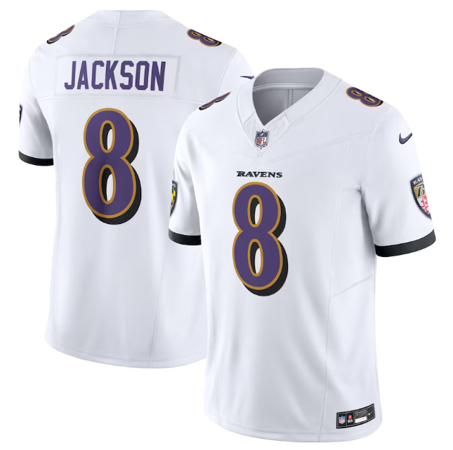 Baltimore Ravens Vapor F.U.S.E. Limited Jersey White
