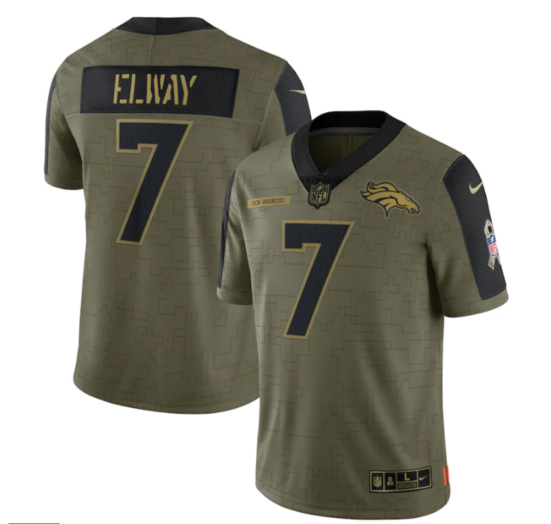 Denver Broncos Vapor Limited Jersey Salute To Service 2021