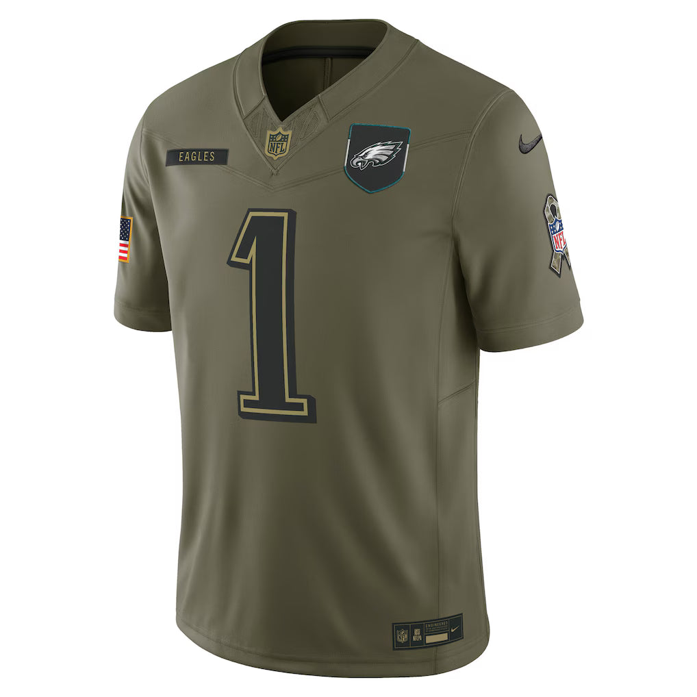 Philadelphia Eagles Vapor F.U.S.E. Limited Jersey Salute To Service 2025