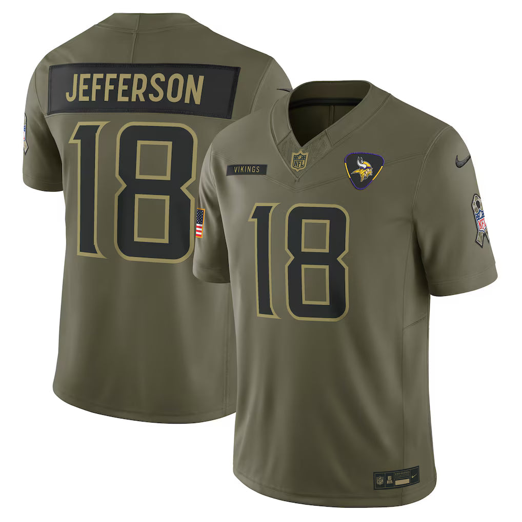 Minnesota Vikings Vapor F.U.S.E. Limited Jersey Salute To Service 2025