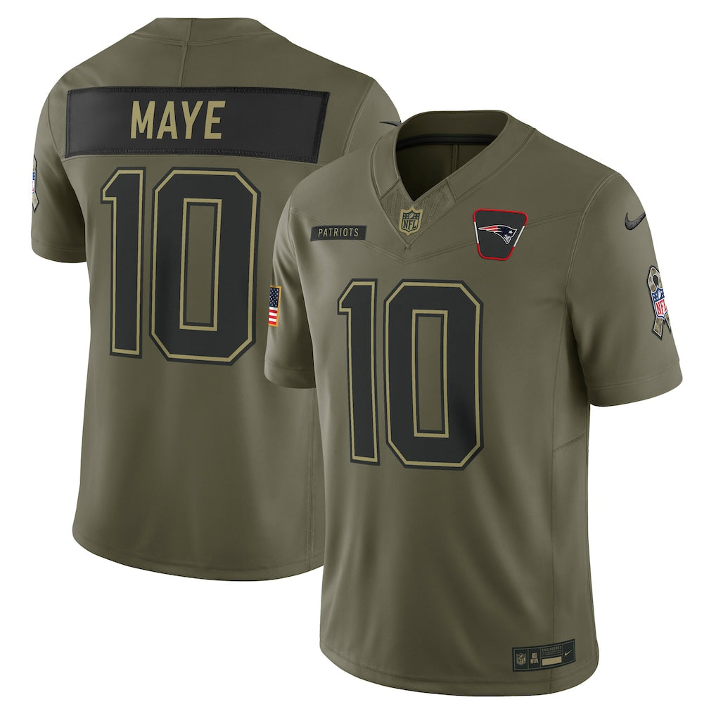 New England Patriots Vapor F.U.S.E. Limited Jersey Salute To Service 2025