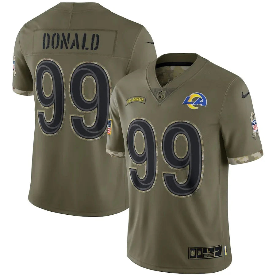 Los Angeles Rams Vapor Limited Jersey Blue Salute To Service 2022