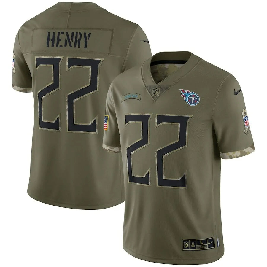 Tennessee Titans Vapor Limited Jersey Salute To Service 2022