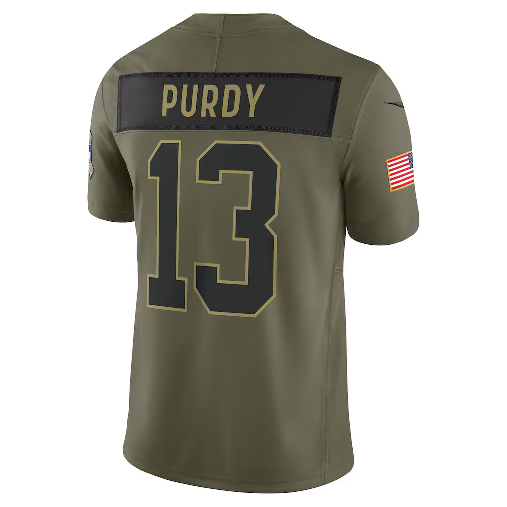 San Francisco 49ers Vapor F.U.S.E. Limited Jersey Salute To Service 2025