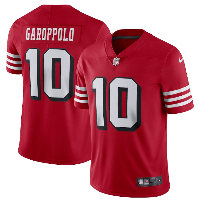 San Francisco 49ers Vapor Limited Jersey Red Black