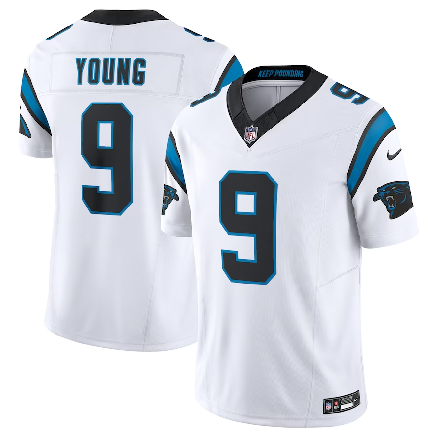 Carolina Panthers Vapor F.U.S.E. Limited Jersey White